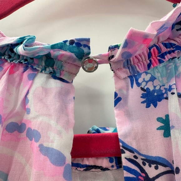 Lilly Pulitzer Everly Maxi Dress Mermaid For You Size Large READ - Picture 5 of 6